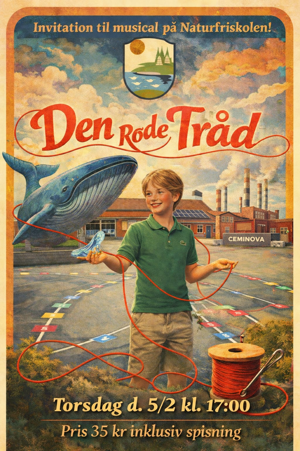 Musical på Naturfriskolen: Den Røde Tråd - Naturfriskolen